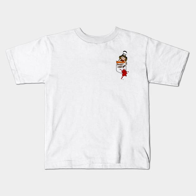 Pocket Chef Kids T-Shirt by micklyn